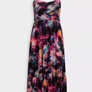 Torrid Vibrant Multicolor Maxi Dress